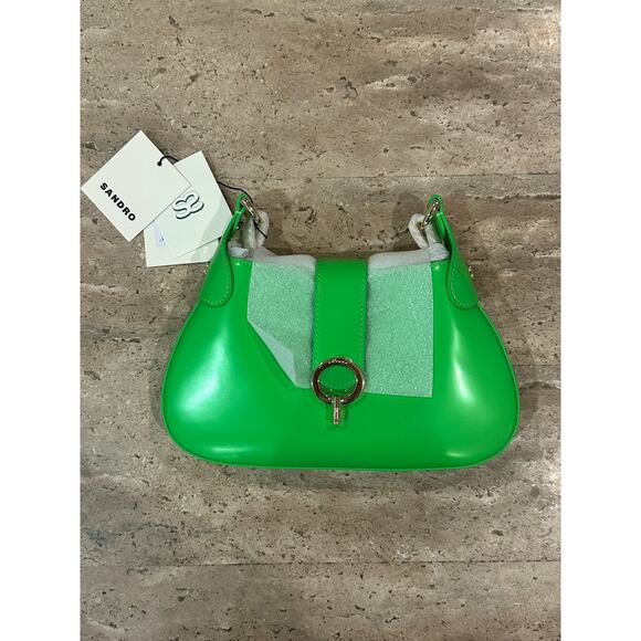 NEW NWT Sandro Janet Leather Bag - Picture 4 of 8